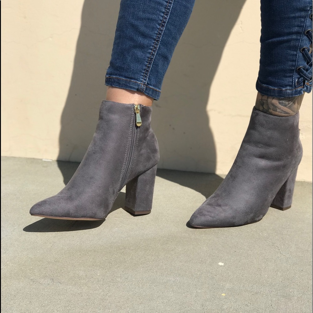 Moscow grey booties